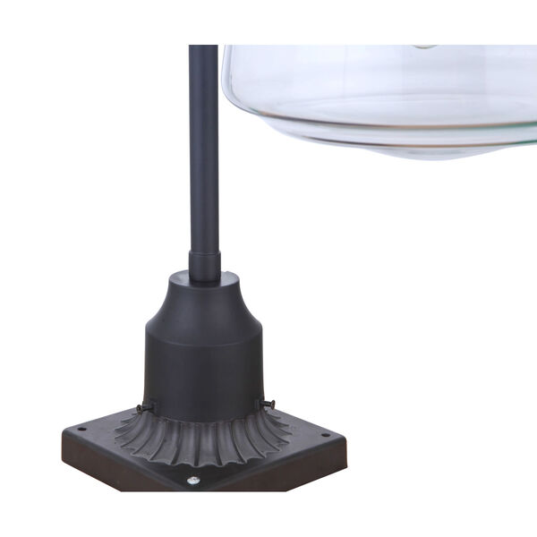 Laclede Midnight One-Light Post Mount, image 5