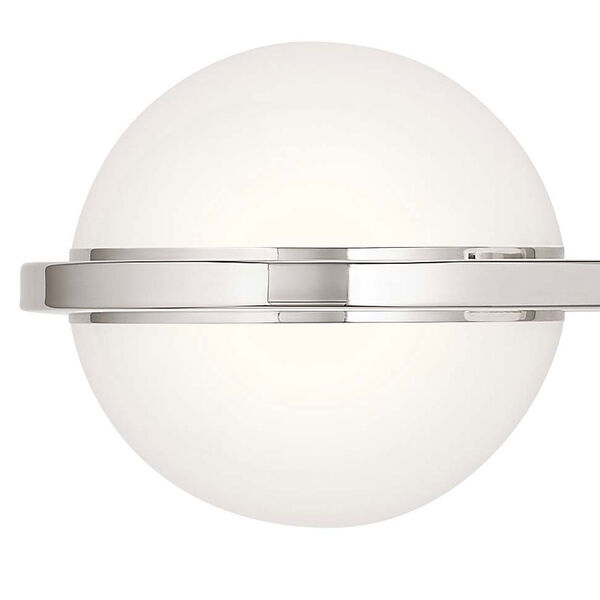 Brettin Polished Nickel 30-Inch Four-Light LED Bath Vanity, image 2