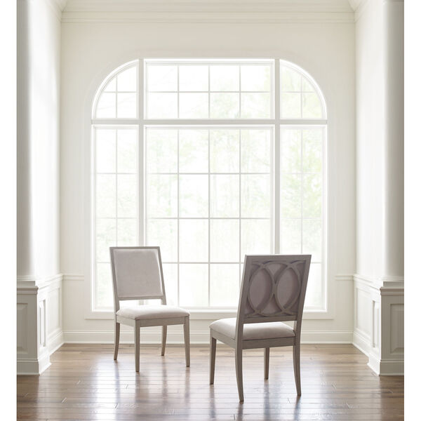 Cinema by Rachael Ray Shadow Grey Upholstered Side Chair, image 2