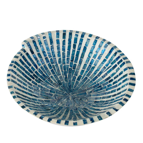 Pearl Blue Decorative Bowl, image 1