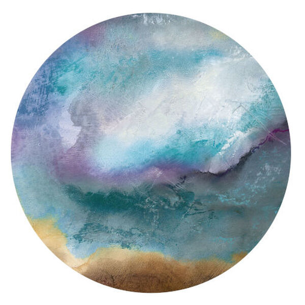 Multicolor Moonstone II 30 x 30 Inch Circle Wall Decal, image 2