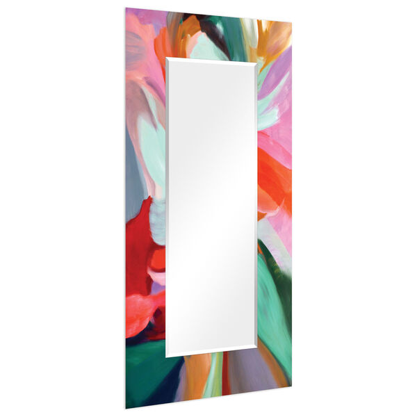Intergrity of Chaos Multicolor 72 x 36-Inch Rectangular Beveled Floor Mirror, image 2