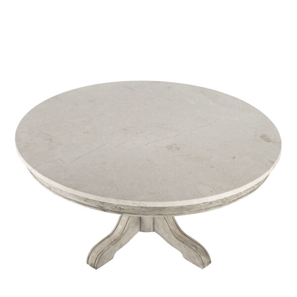 Danielle Rustic Gray Marble Coffee Table, image 4
