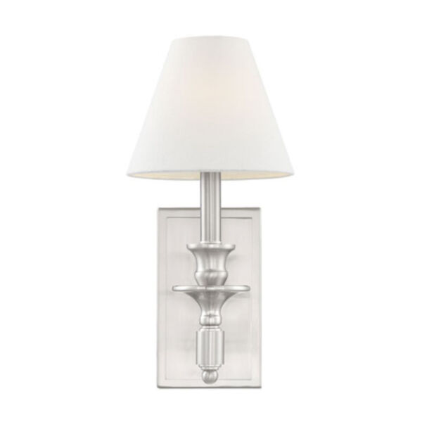 Preston Brushed Nickel Seven-Inch One-Light Wall Sconce, image 5