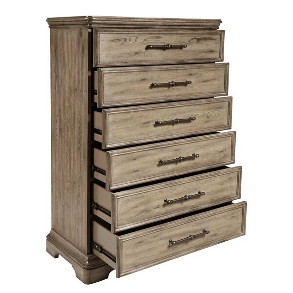 Garrison Cove Natural Six Drawer Chest, image 5