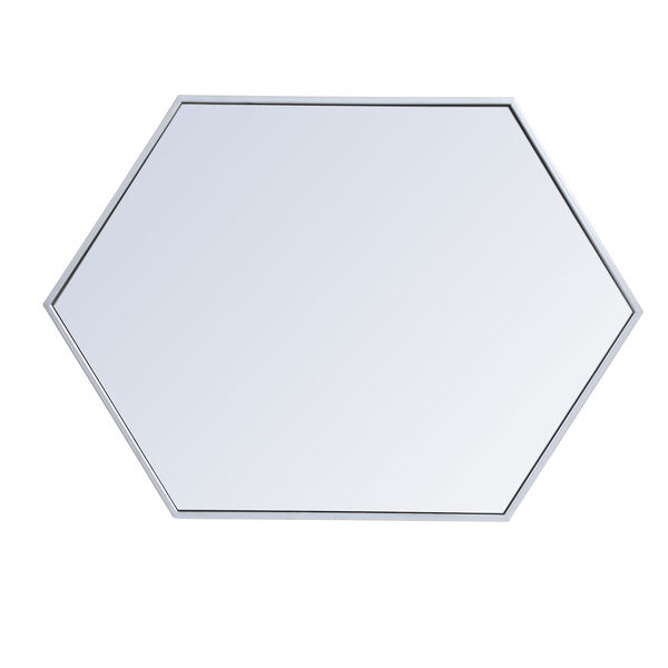 Eternity Silver 24-Inch Hexagon Mirror, image 6