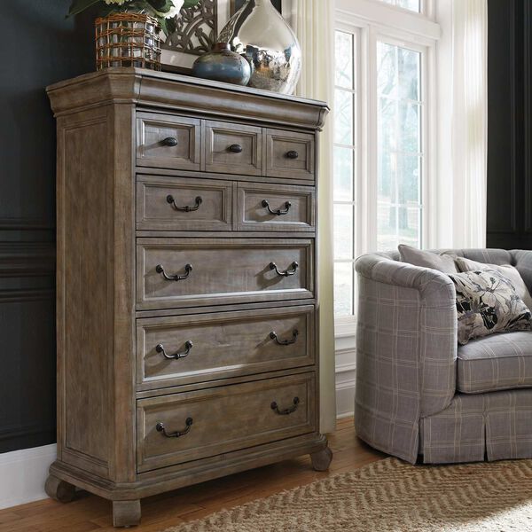 Tinley Park Dove Tail Grey Drawer Chest, image 2