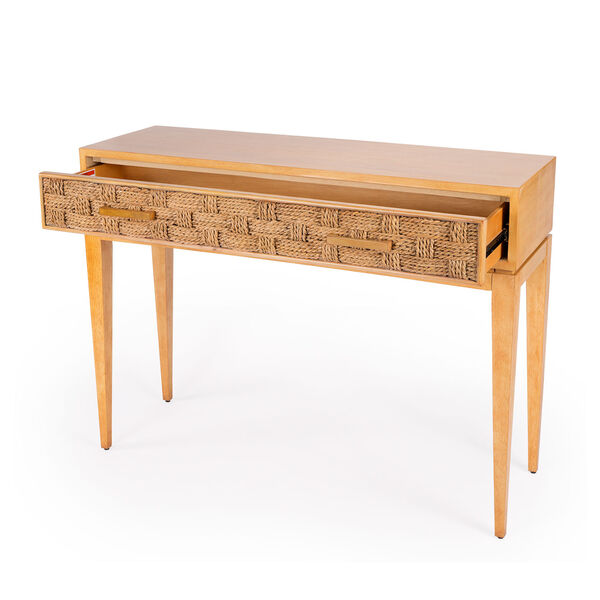 Faddei Natural Wood Console Table, image 3