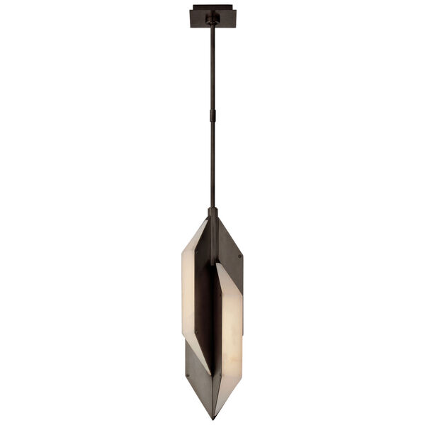 Ophelion Small Pendant in Bronze with Alabaster by Kelly Wearstler, image 1