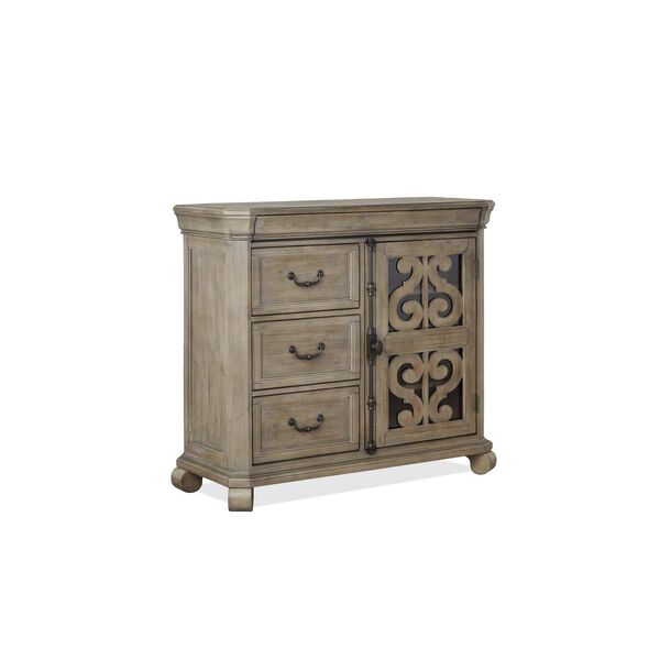 Tinley Park Dove Tail Grey Media Chest, image 1