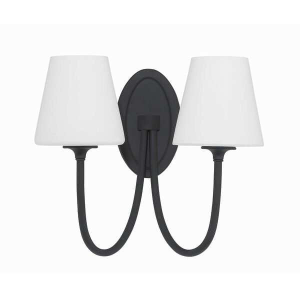 Juno Black Forged Two-Light Wall Sconce, image 5