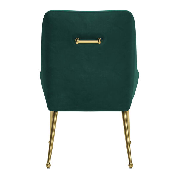 Madelaine Green and Gold Dining Chair, image 5