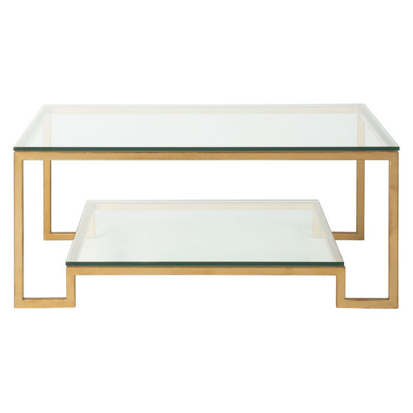 Metal Designs Gold Bonaire Rectangular Cocktail Table, image 2