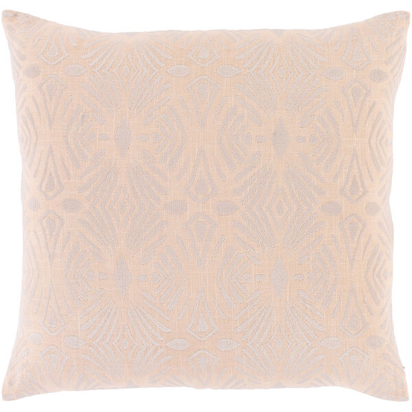 Accra Peach 22-Inch Throw Pillow, image 1