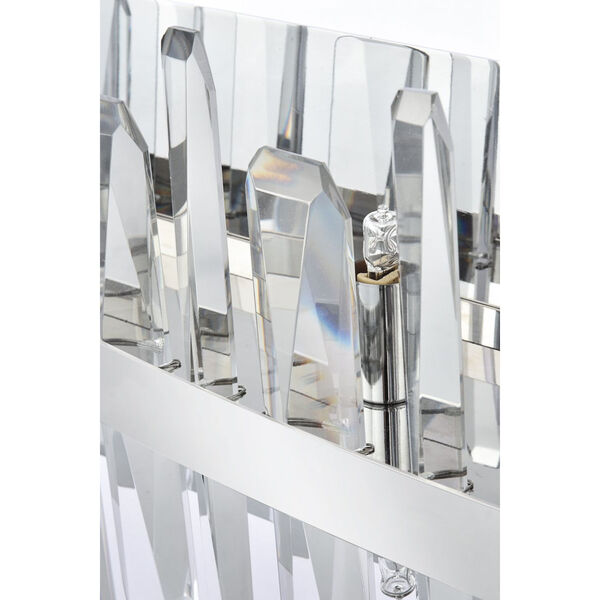 Serena Chrome and Clear 30-Inch Crystal Bath Sconce, image 5