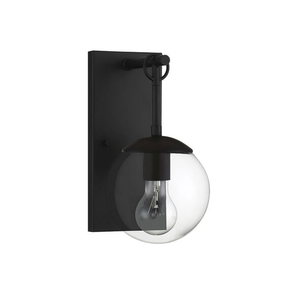 Artemis Black Six-Inch One-Light Outdoor Wall Sconce, image 2