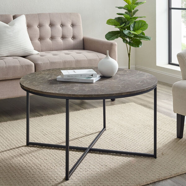 Alissa Brown and Black Coffee Table, image 1