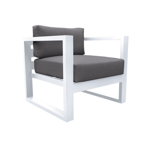 Aelani White Four-Piece Outdoor Furniture Set, image 5