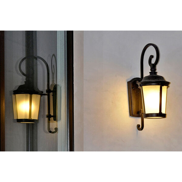 Dover LED Bronze One-Light Nine-Inch Outdoor Wall Sconce, image 3
