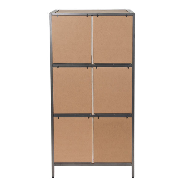 Casa Weathered Steel Bookcase, image 6