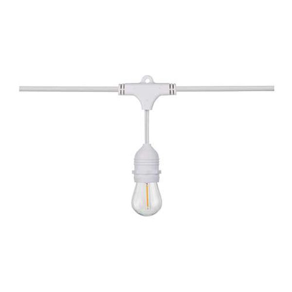 White 24-Foot LED String Light Fixture, image 2