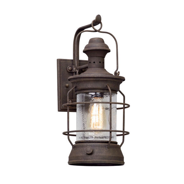Atkins Centennial Rust 8-Inch One-Light Outdoor Wall Lantern, image 1