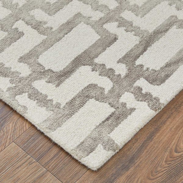 Lorrain Ivory Taupe Rectangular 3 Ft. 6 In. x 5 Ft. 6 In. Area Rug, image 5