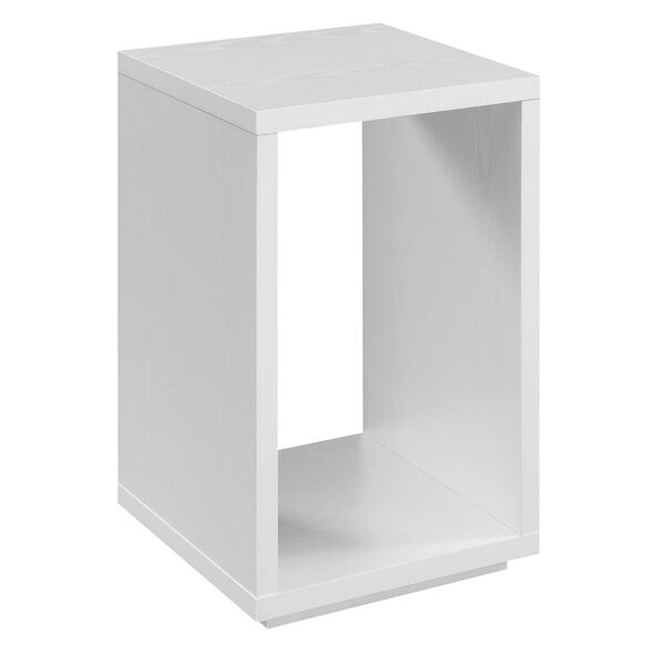 Northfield Admiral White End Table with Shelf, image 1