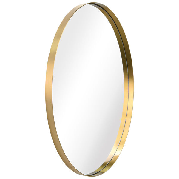 Gold 24 x 36-Inch Oval Wall Mirror, image 2