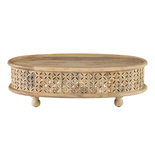 Willa Natural Oval Coffee Table, image 2