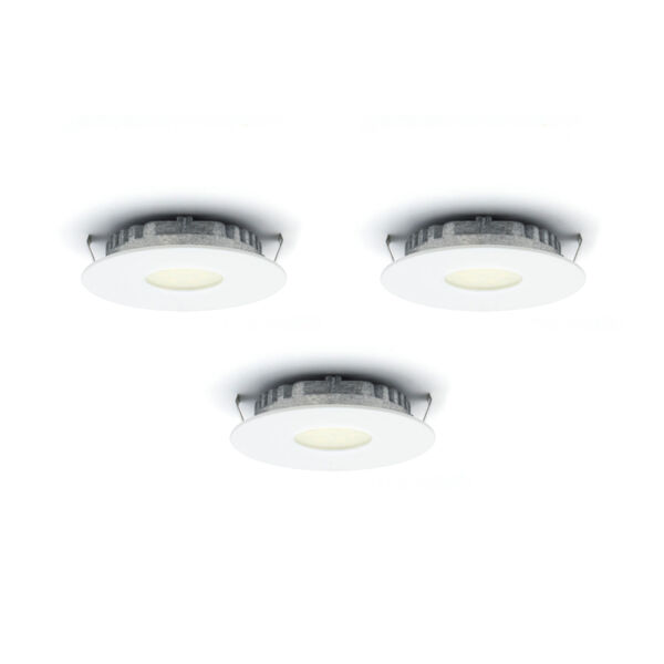 White High Power LED Recessed Super Puck, image 1