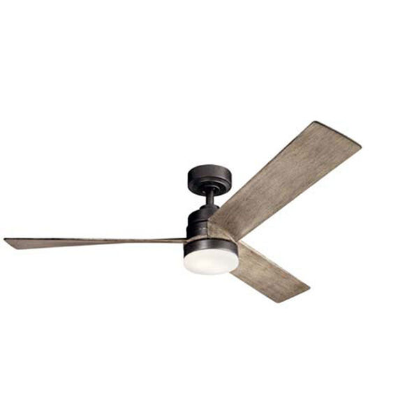 Lincoln Anvil Iron and Antique Gray 52-Inch LED Ceiling Fan, image 1