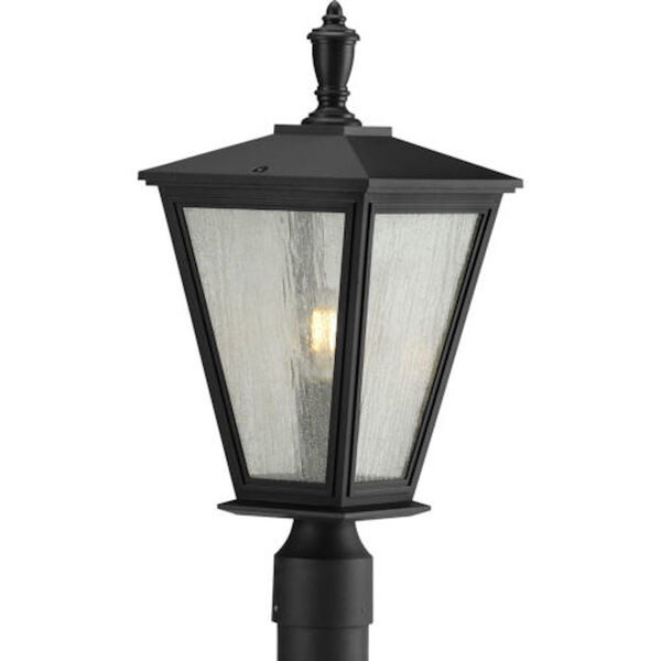 Russell Textured Black One-Light Outdoor Post Mount, image 1