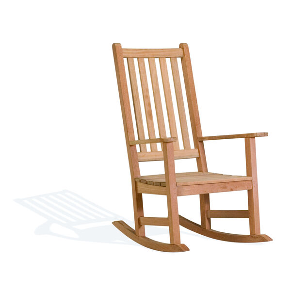 Classic Natural Patio Rocking Chair, image 1