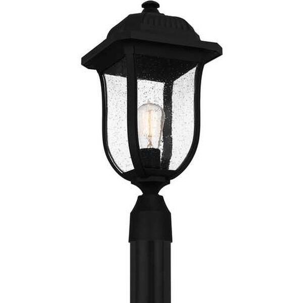 Mulberry Matte Black One-Light Outdoor Post Mount, image 6