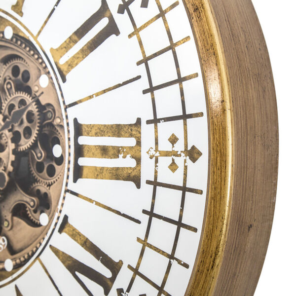 Golden Gears Wall Clock, image 3