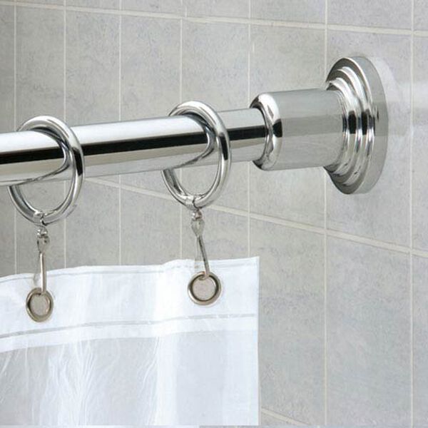 Chrome Shower Curtain Rings, image 2
