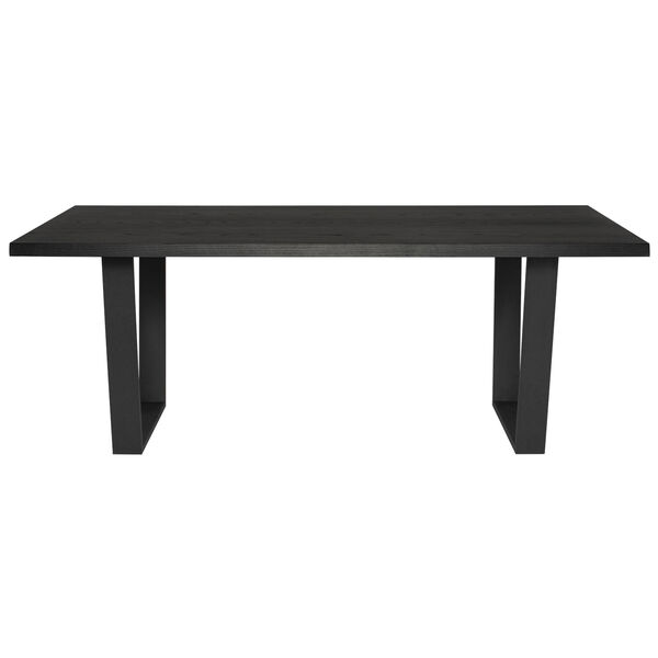 Versailles Onyx and Black 95-Inch Dining Table, image 6