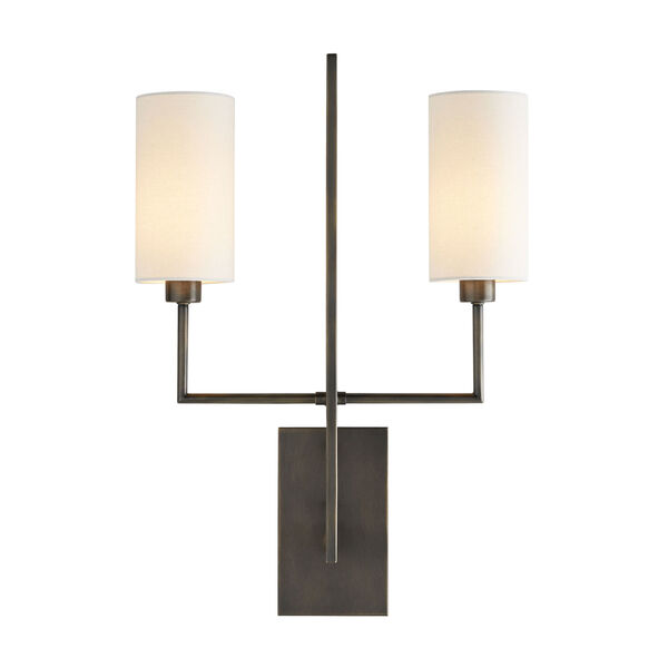 Ray Aged Bronze Two-Light Wall Sconce, image 2