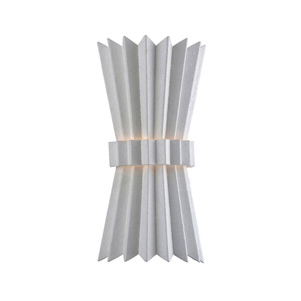 Moxy Gesso White Two-Light Wall Sconce, image 1