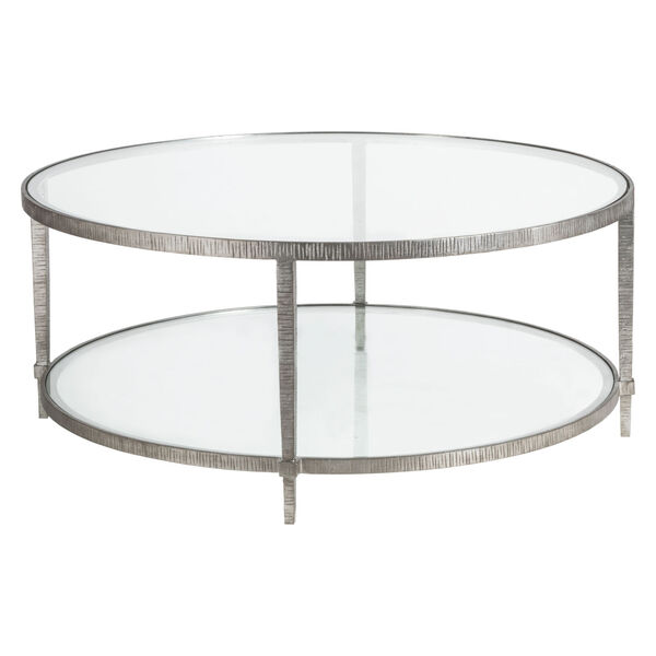Metal Designs Gray Claret Round Cocktail Table, image 1