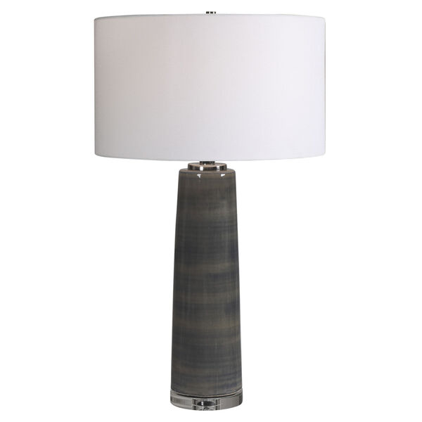 Seurat Charcoal Gray One-Light Table Lamp, image 1
