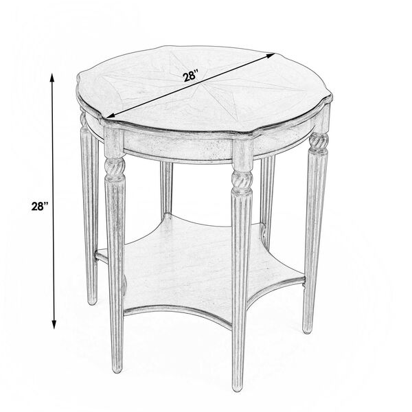 Bainbridge Antique Beige Side Table, image 3