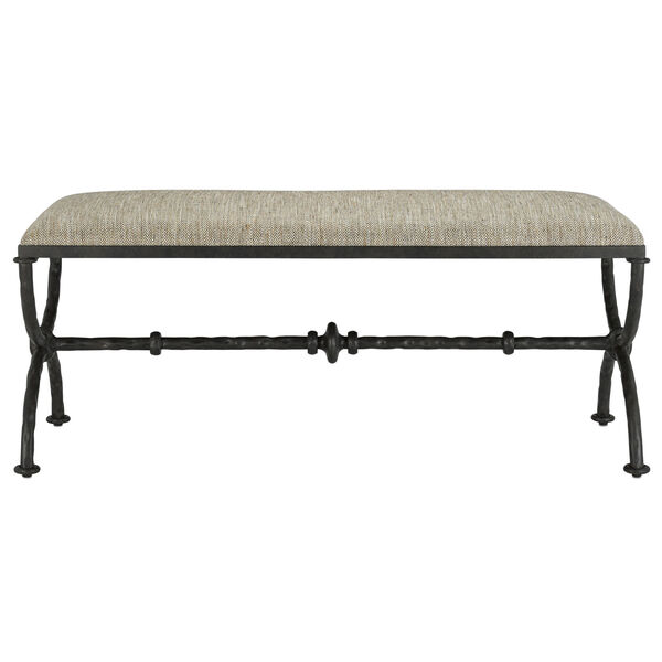 Agora Peppercorn and Rustic Bronze Bench, image 2