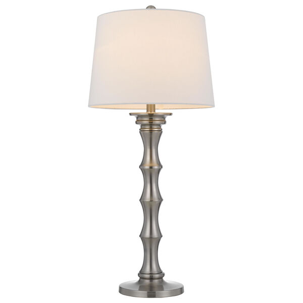 Rockland Brushed Steel Two-Light Metal Table Lamp, Set of 2, image 4