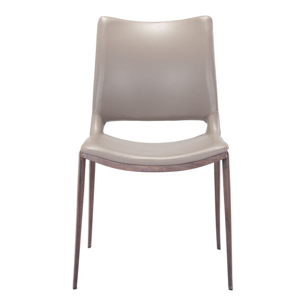 Ace Gray and Dark Brown Dining Chair, Set of Two, image 4