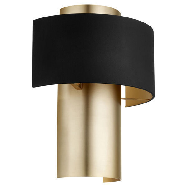 Noir Aged Brass 12-Inch One-Light Wall Sconce, image 1