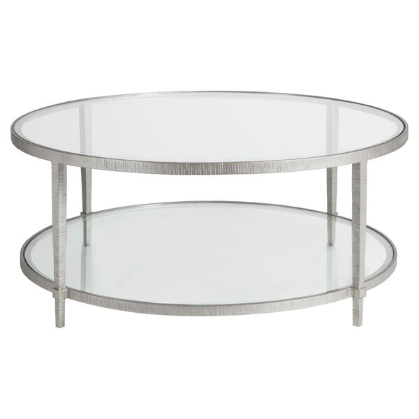 Metal Designs White Claret Round Cocktail Table, image 2