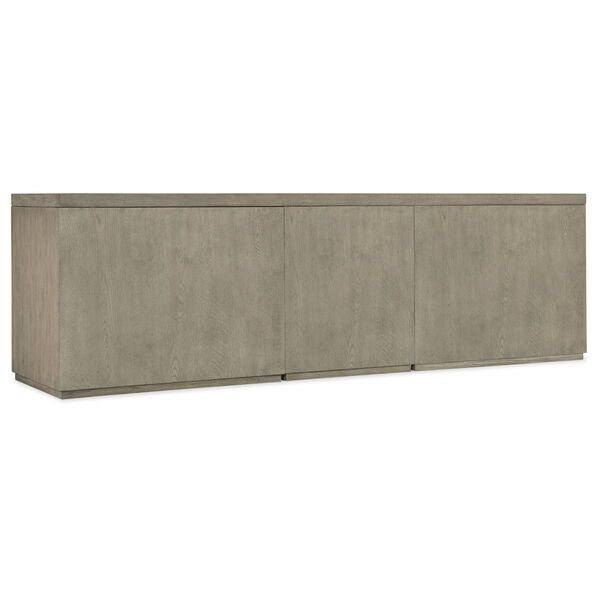 Linville Falls Smoked Gray 96-Inch Credenza with File and Two Open Desk Cabinets Credenza, image 2