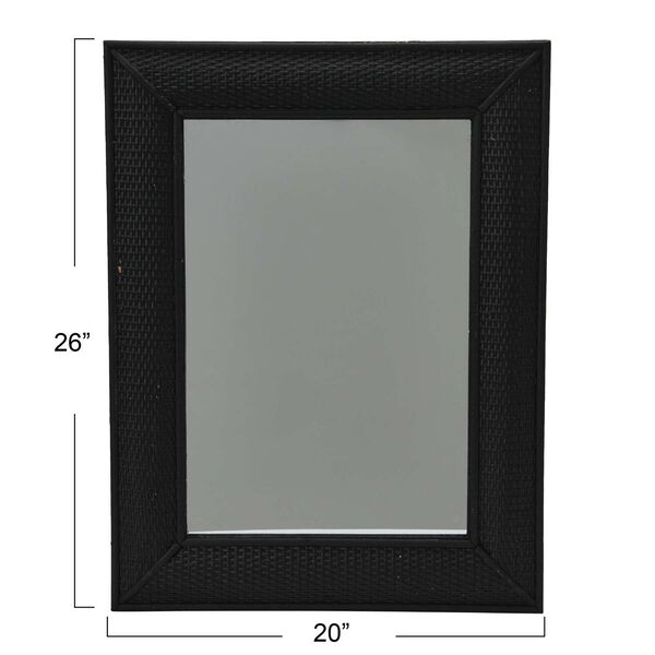 Black 20 x 26-Inch Wall Mirror, image 5